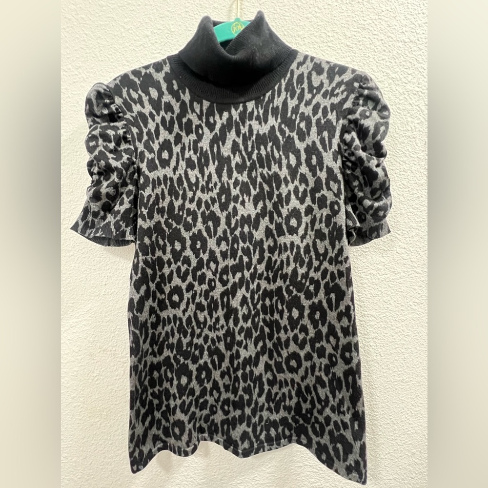 Style & Co Turtleneck Short Sleeve Sweater Small